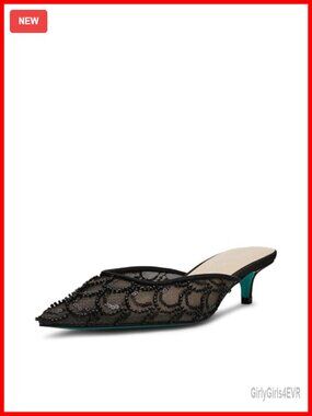Pointed Toe Kitten Heel Pumps for Wedding and Formal
